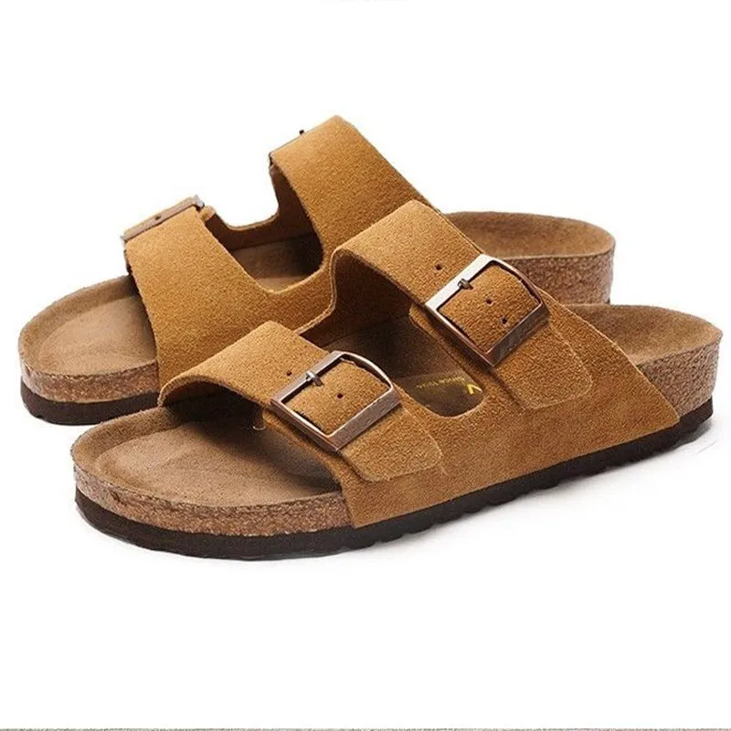 Cork-soled sandals Unisex