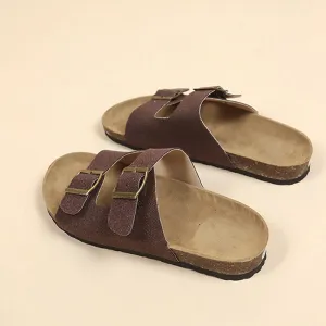 Cork-soled sandals Unisex