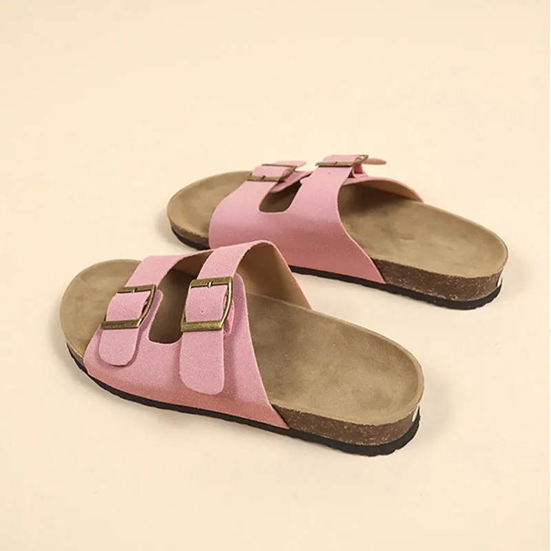 Cork-soled sandals Unisex