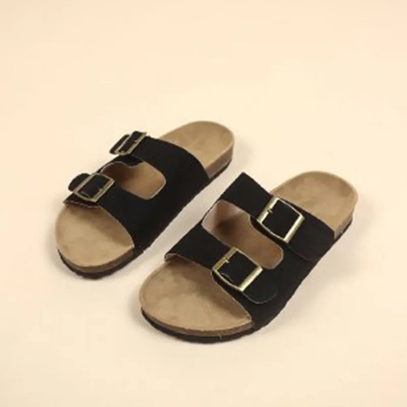 Cork-soled sandals Unisex