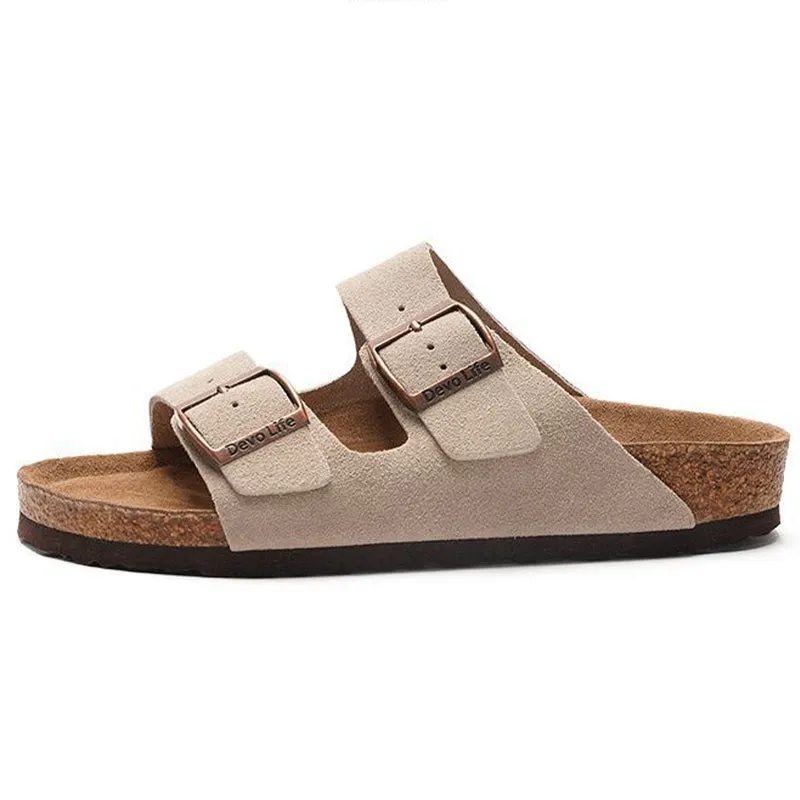 Cork-soled sandals Unisex