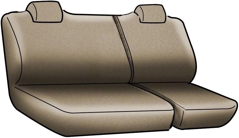 Coverking Rear 60/40 Bench Custom Fit Seat Cover for Select GMC Envoy Models - Neosupreme (Realtree AP Camo with Black Sides)