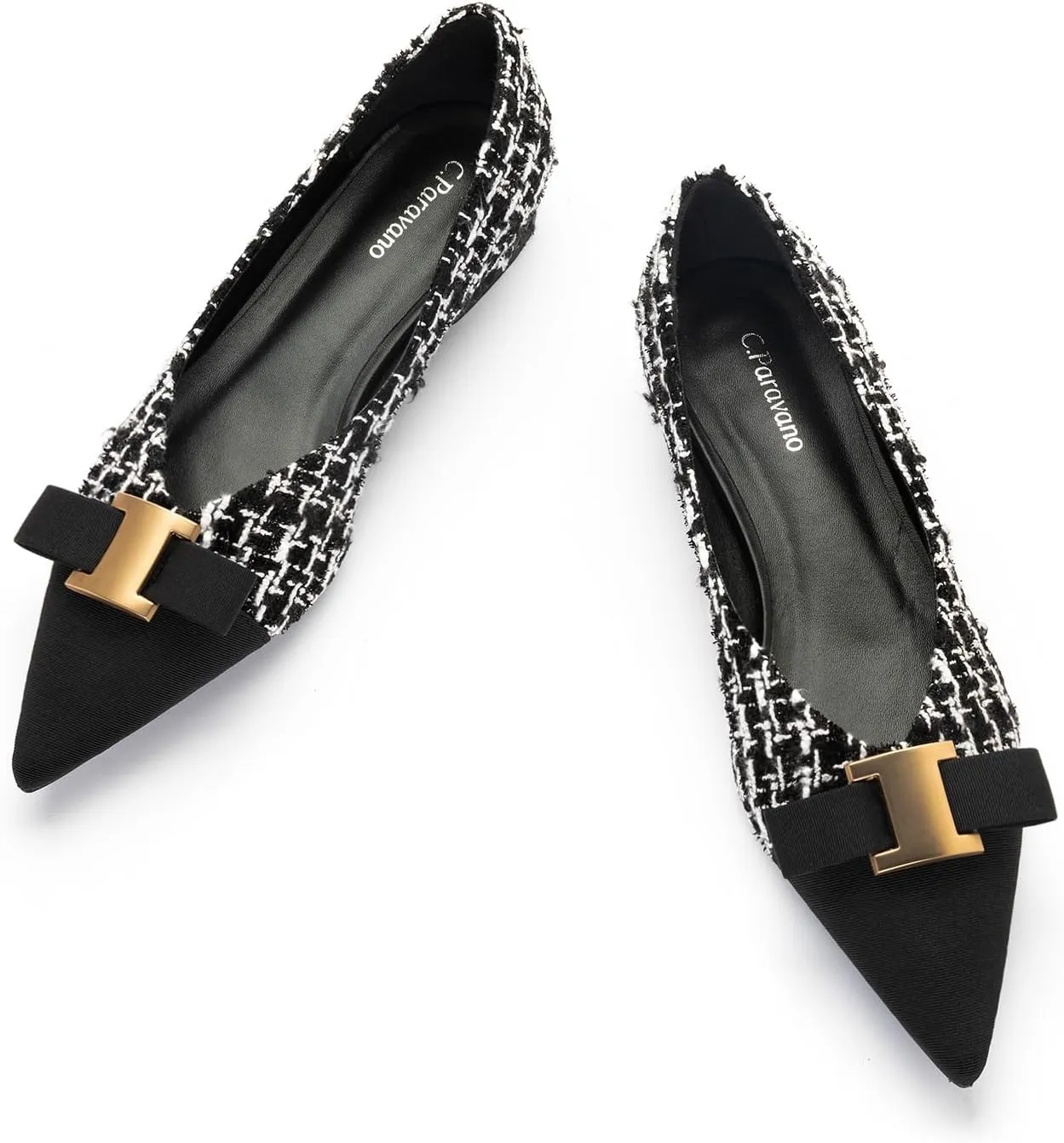 C.Paravano Women’s Flats I Flat for Women Leather I Pointed Toe Flats I Ballet Flats for Women I Slip on Dressy Flats