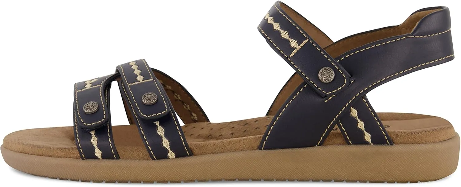CUSHIONAIRE Women's Bartel Comfort Footbed Sandal with  Comfort