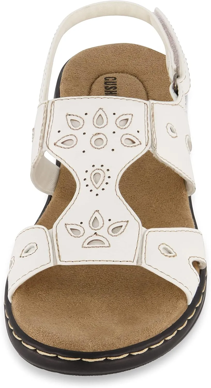 CUSHIONAIRE Women's Briar comfort sandal  Comfort Foam