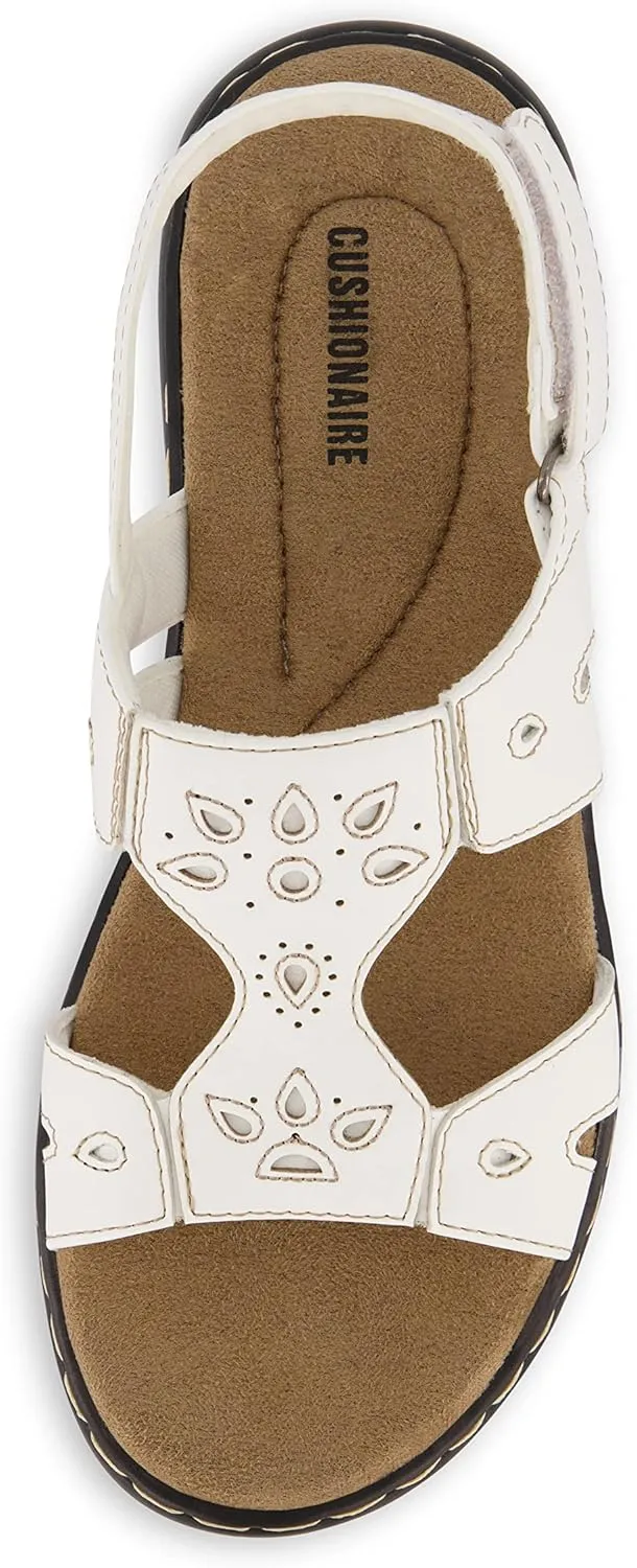 CUSHIONAIRE Women's Briar comfort sandal  Comfort Foam