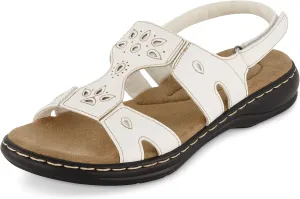 CUSHIONAIRE Women's Briar comfort sandal  Comfort Foam