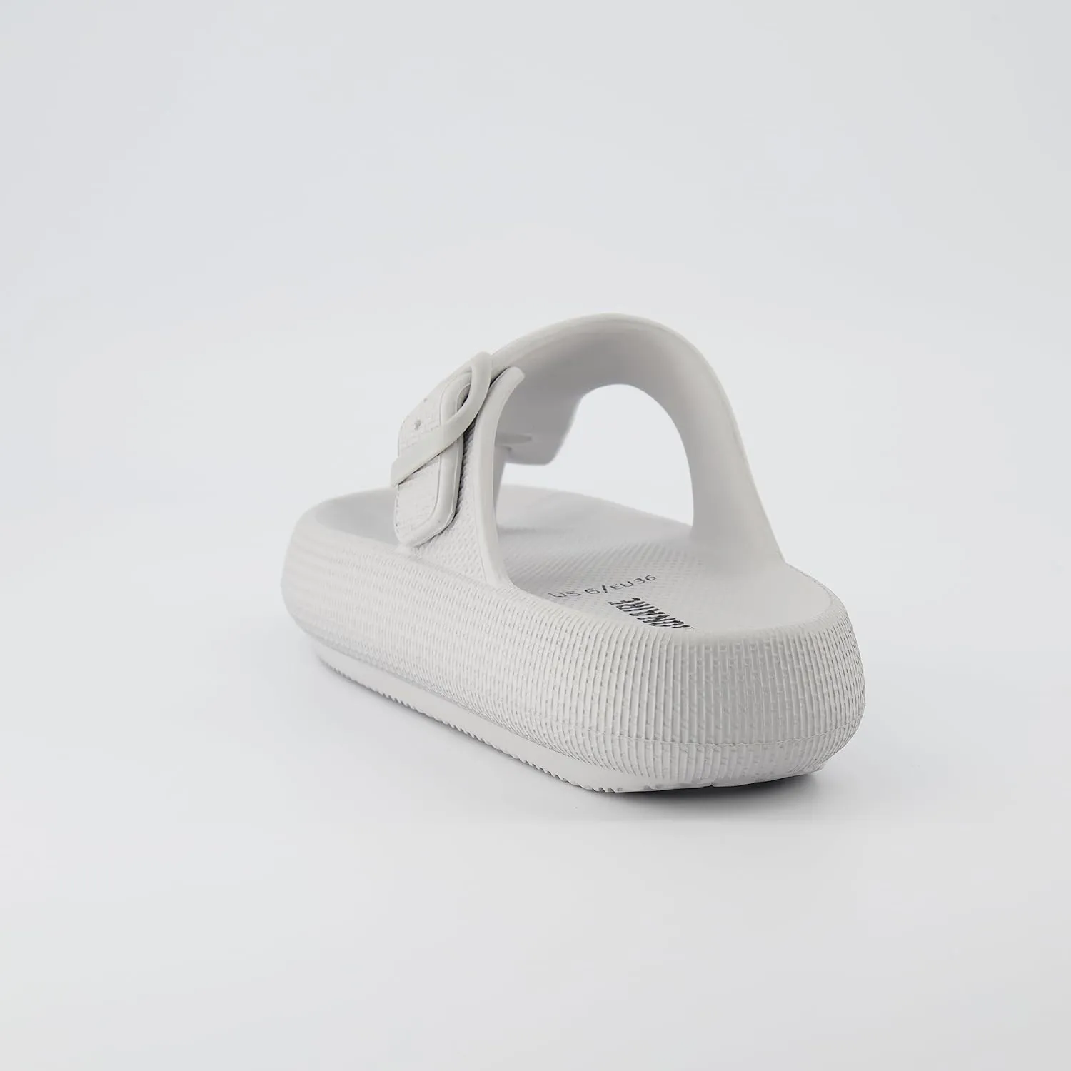 CUSHIONAIRE Women's Flo thong recovery cloud pool slide sandal with  Comfort