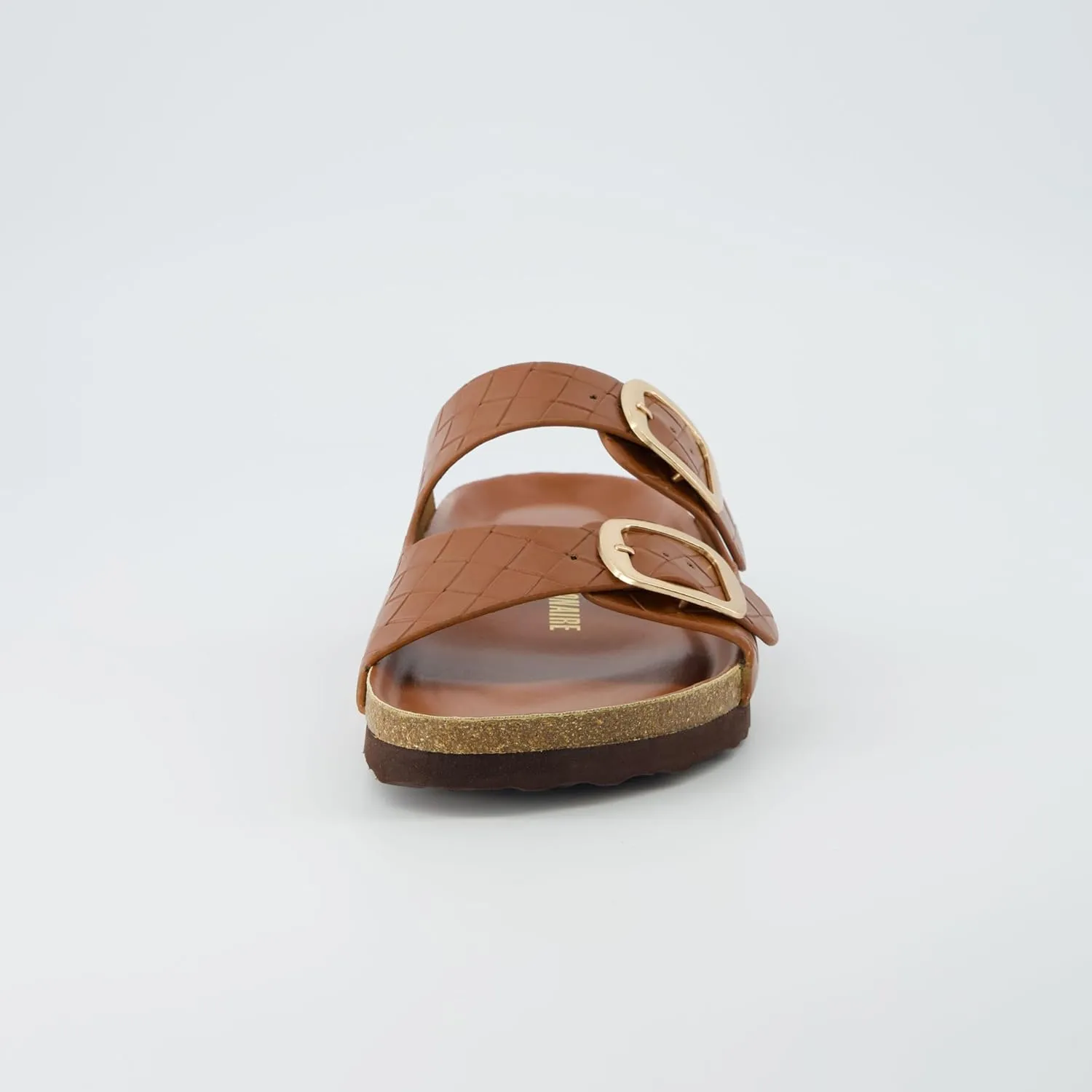 CUSHIONAIRE Women's Lang Cork footbed Sandal with  Comfort