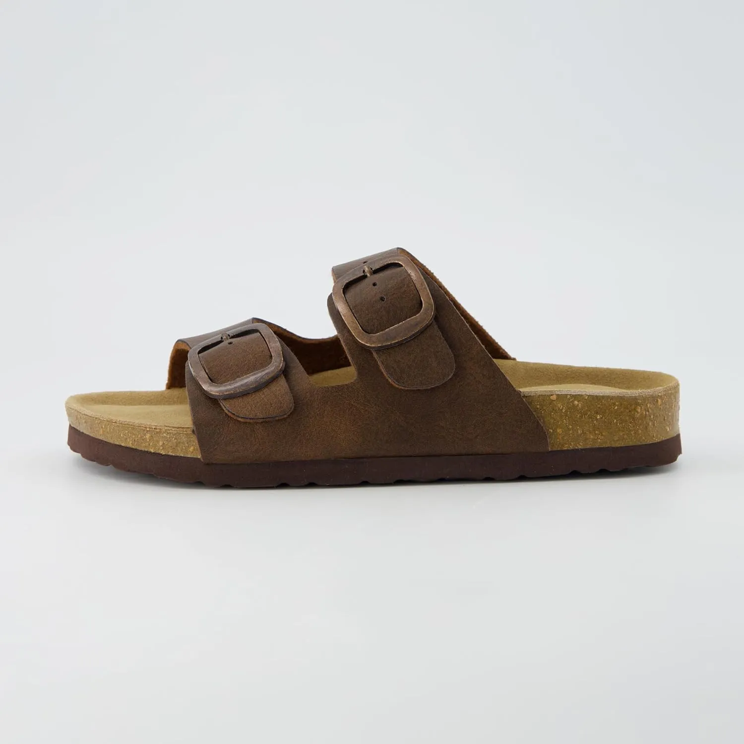 CUSHIONAIRE Women's Lang Cork footbed Sandal with  Comfort