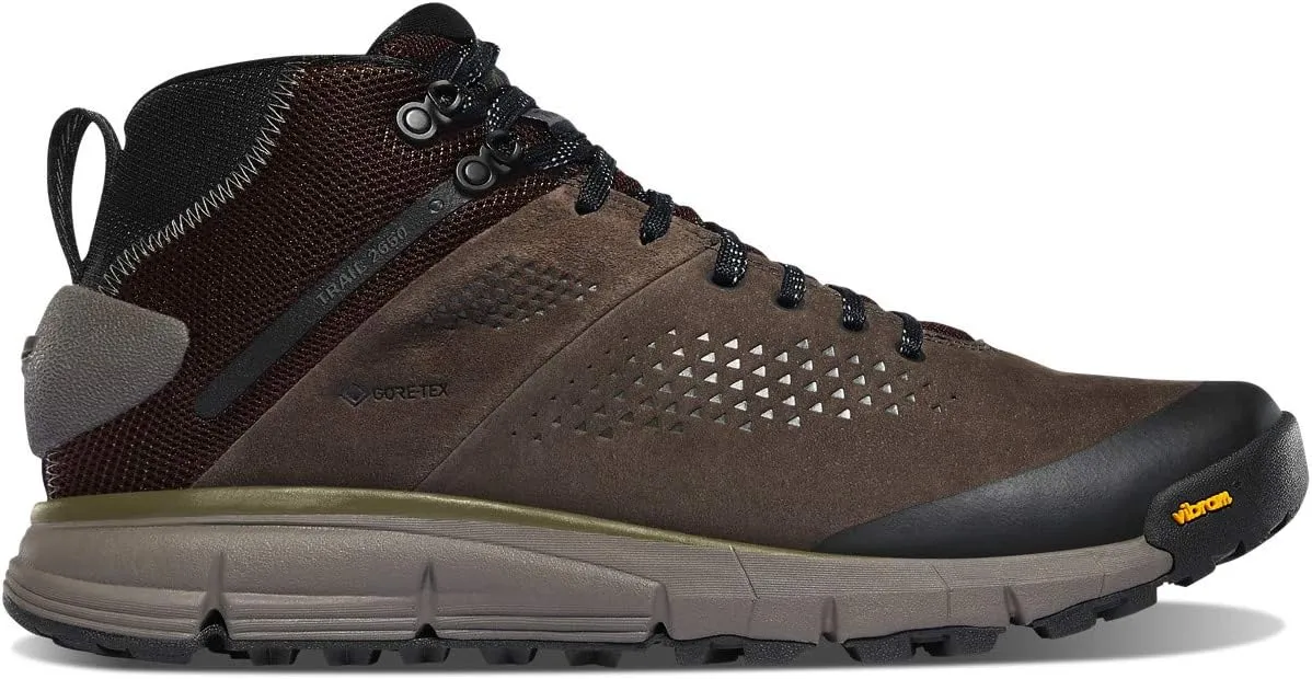 Danner Trail 2650 Gore-Tex Mid 4" Waterproof Hiking Shoes for Men - Suede and Textile Upper with Comfort Footbed, EXO Heel System & Traction Outsole