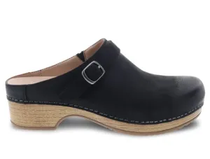 Dansko Berry Clog Black Nubuck