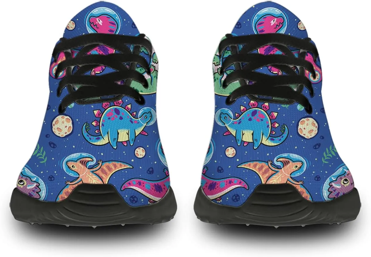Dinosaur Shoes for Women Men Running Shoes Womens Mens Walking Tennis Sneakers Dino Shoes Gifts for Boy Girl