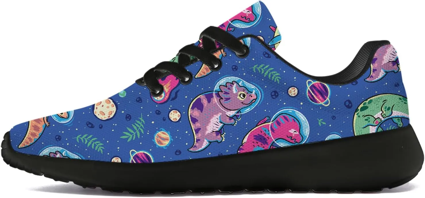 Dinosaur Shoes for Women Men Running Shoes Womens Mens Walking Tennis Sneakers Dino Shoes Gifts for Boy Girl