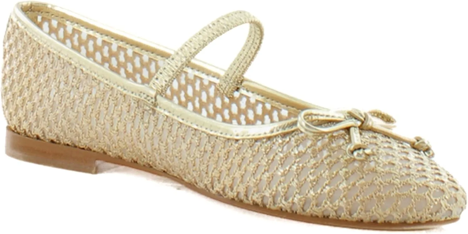 Dolce Vita Women's Carin Raffia Ballet Flat