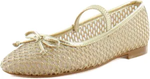 Dolce Vita Women's Carin Raffia Ballet Flat