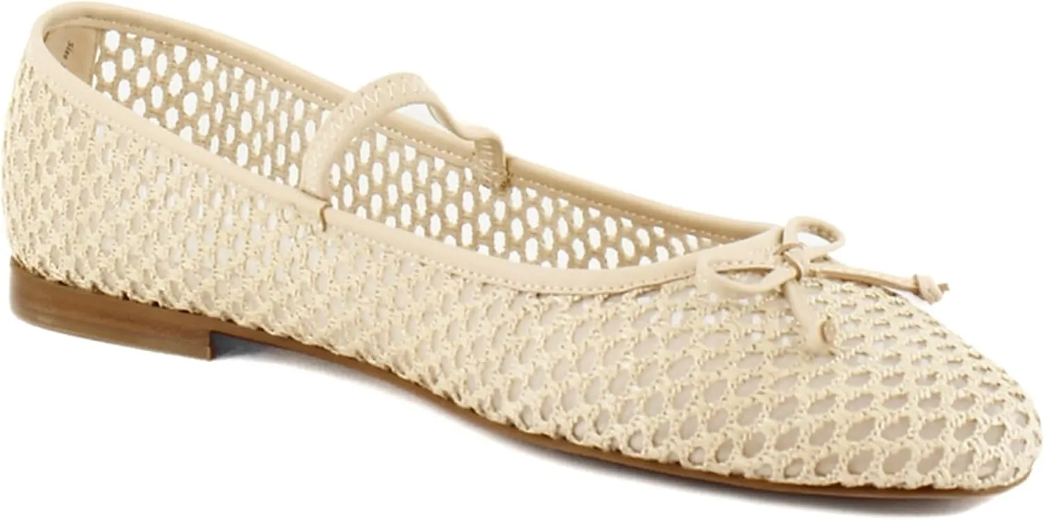Dolce Vita Women's Carin Raffia Ballet Flat