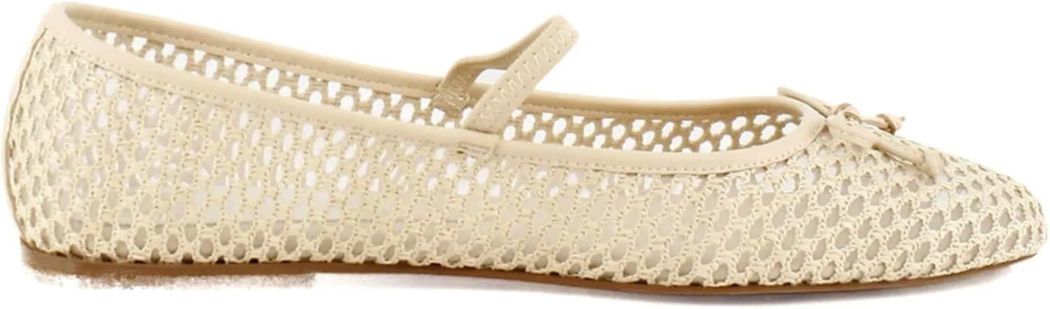 Dolce Vita Women's Carin Raffia Ballet Flat