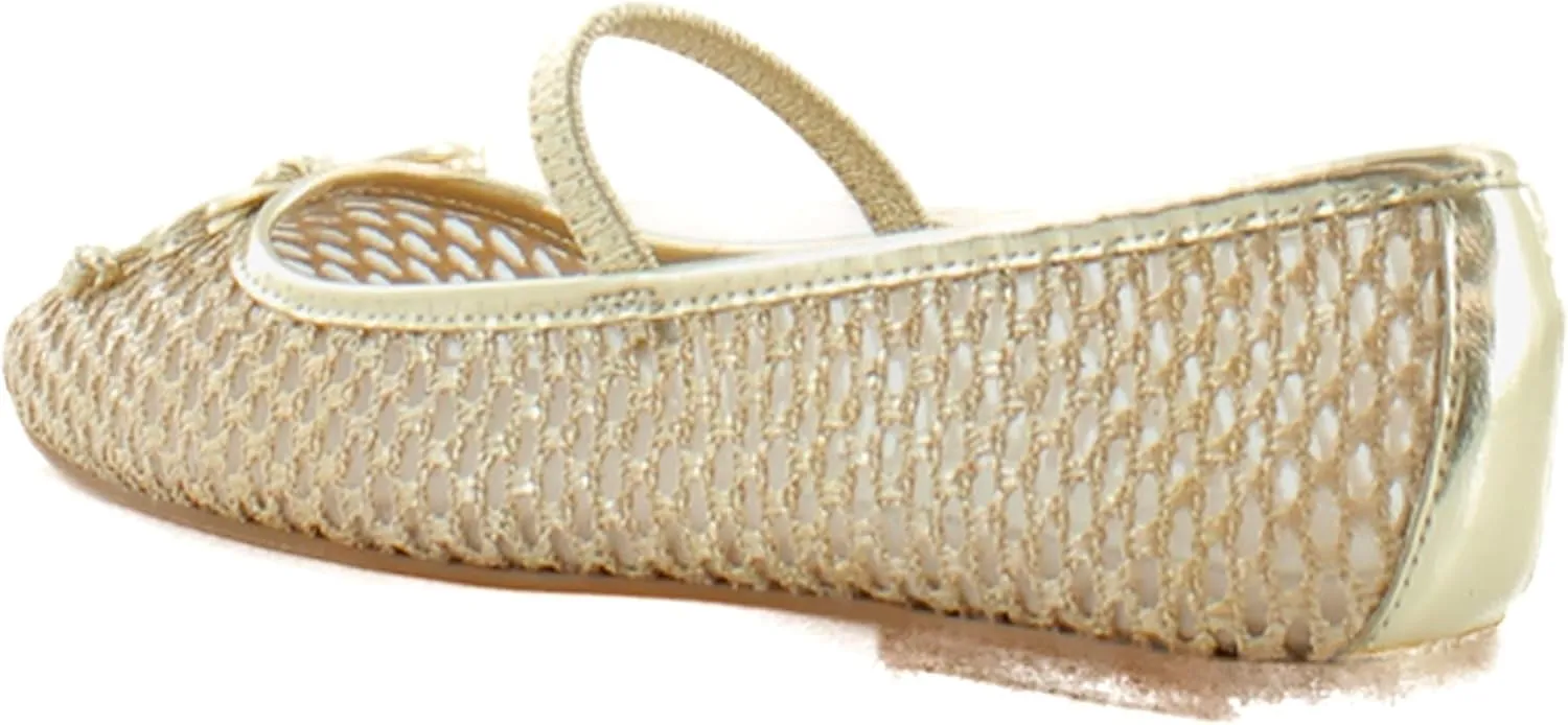 Dolce Vita Women's Carin Raffia Ballet Flat