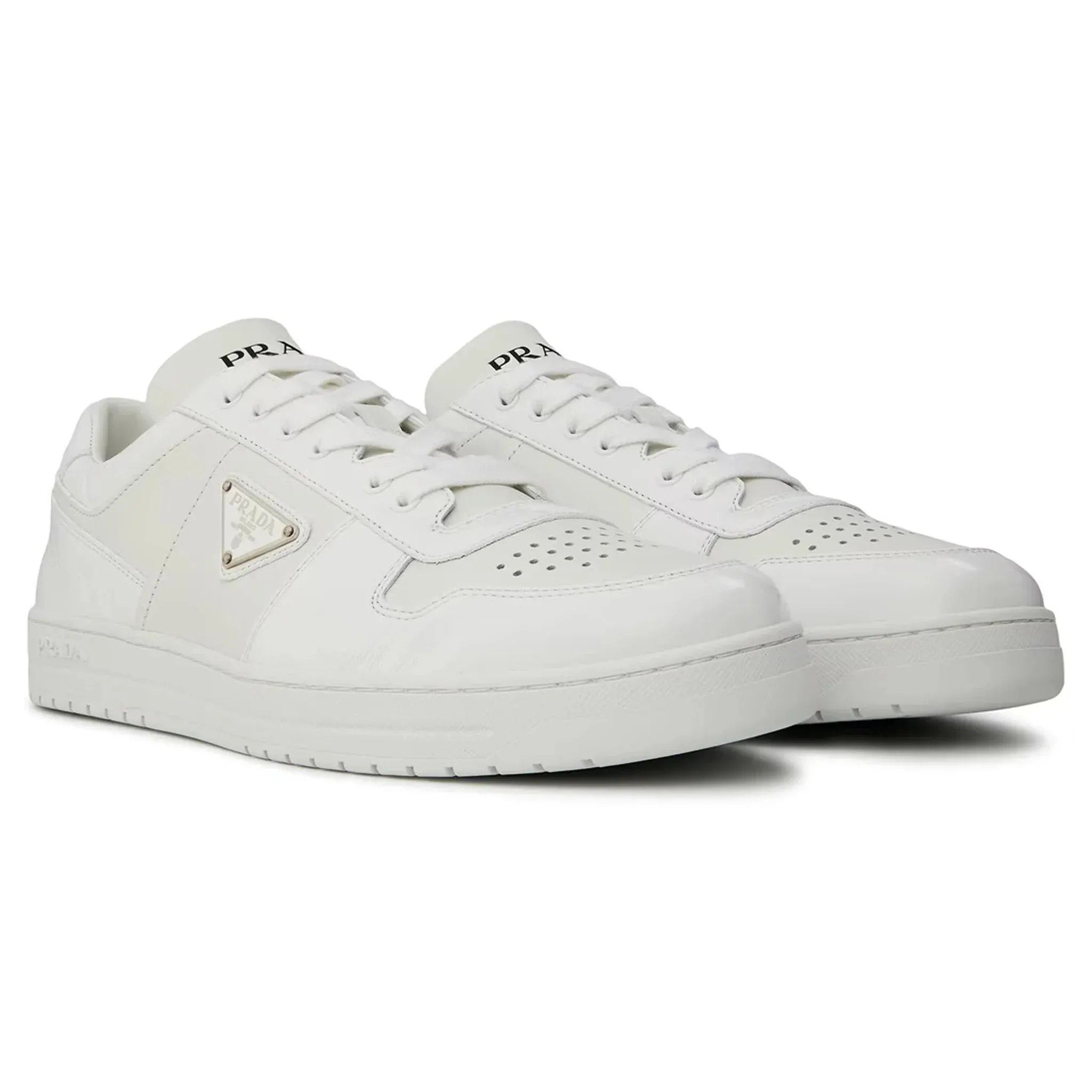 Downtown Leather Low Top White Sneaker