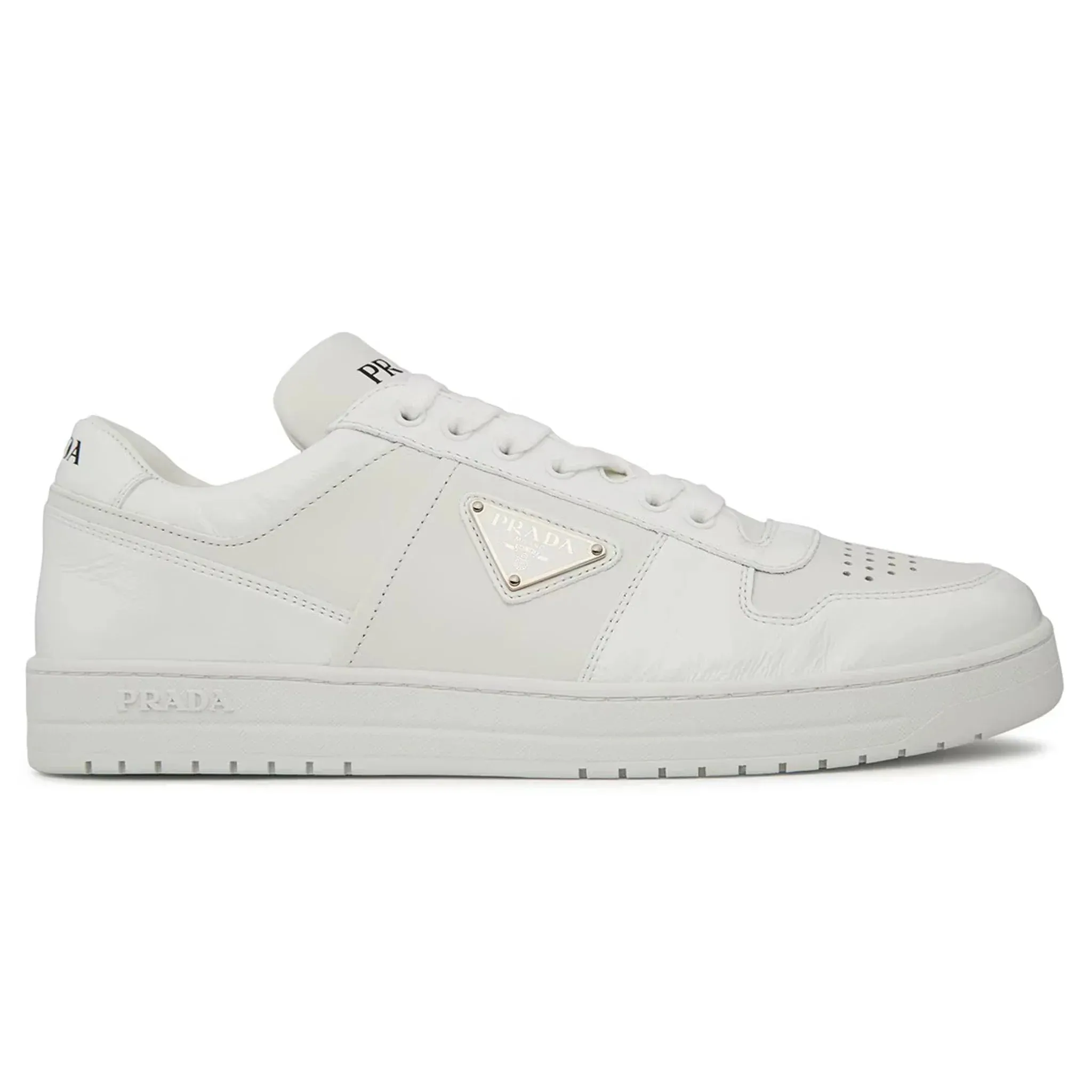 Downtown Leather Low Top White Sneaker