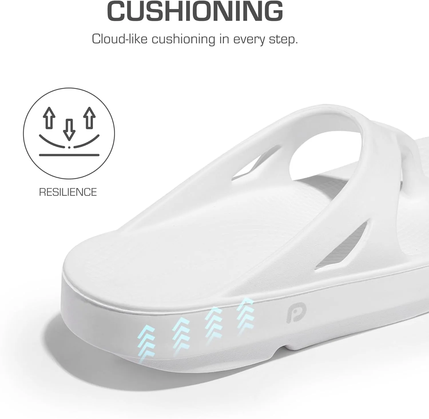 DREAM PAIRS Women's Sandals, Comfortable Arch Support Flip Flops for Summer