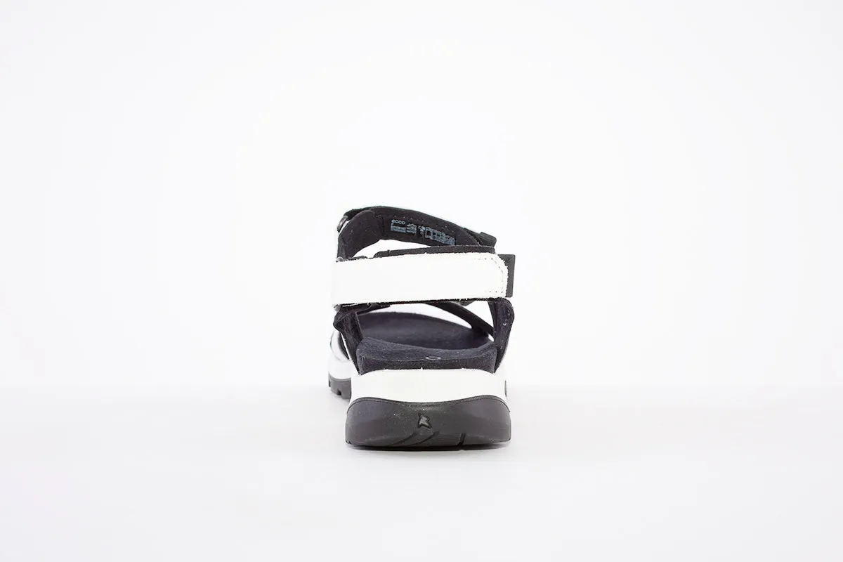 ECCO - 822153 01007 STRAP VELCRO COMFORT SANDAL - OFF WHITE