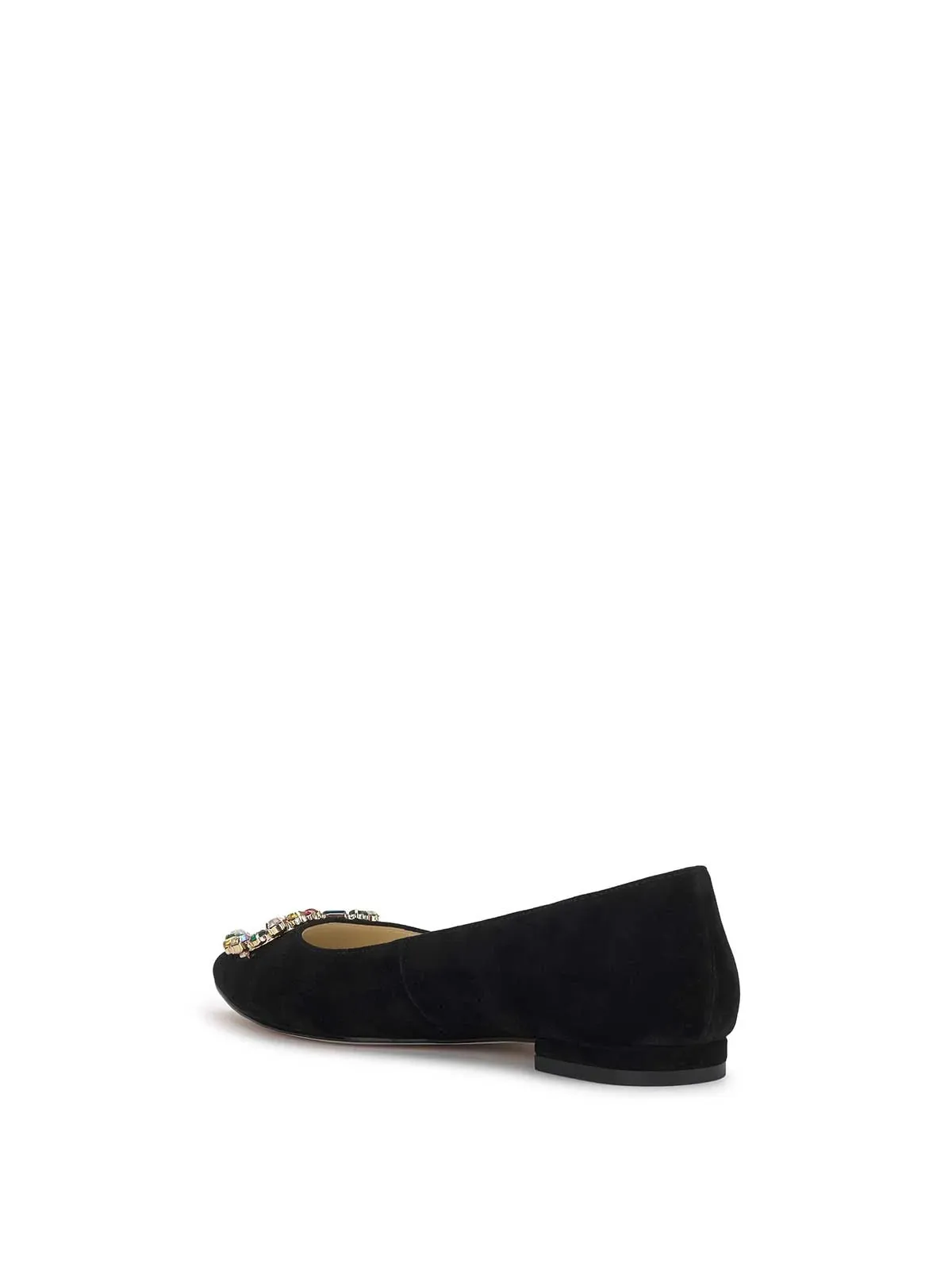 Elika Ballet Flat in Black