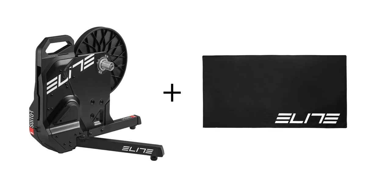 Elite Suito-T Interactive Smart Trainer Bundle With Training Mat