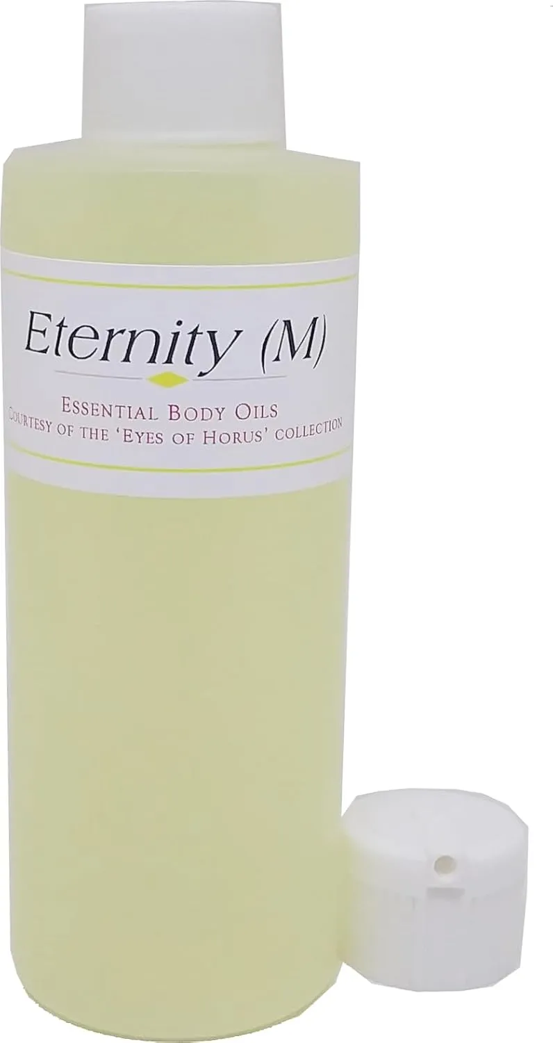 Eternity - Type For Men Scented Body Oil Fragrance [Flip Cap - Light Gold - 4 oz.] - ID#22806
