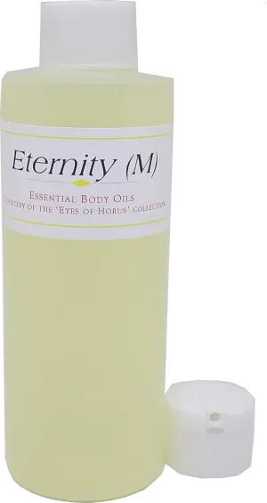 Eternity - Type For Men Scented Body Oil Fragrance [Flip Cap - Light Gold - 4 oz.] - ID#22806