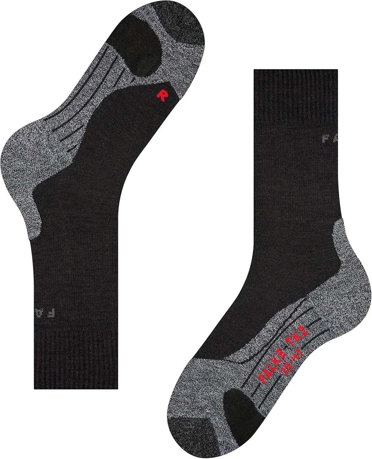 FALKE Men's TK2 Explore Hiking Socks, Medium Padding, 1 Pair