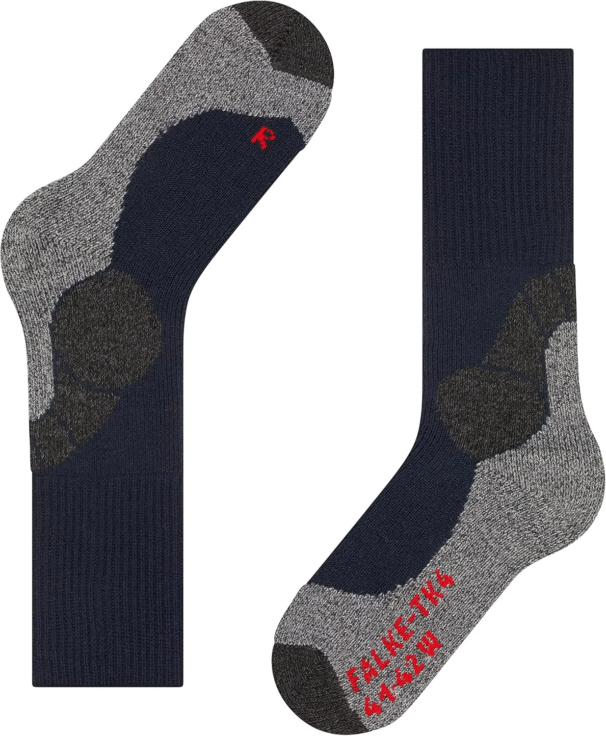 FALKE Men's TK4 Expedition Hiking Socks, Crew, Thick Padding, Quick Dry, 1 Pair