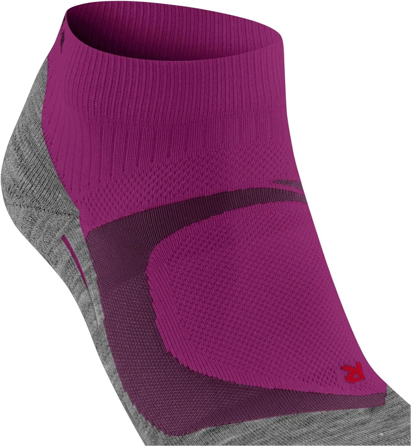 FALKE Womens Running 4 Cool Short Socks - White/Neon Red