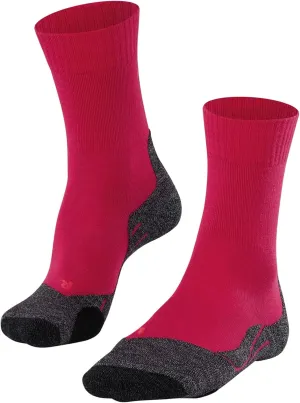 FALKE Women's TK2 Explore Hiking Socks, Crew, Quick Dry, Merino Wool, 1 Pair