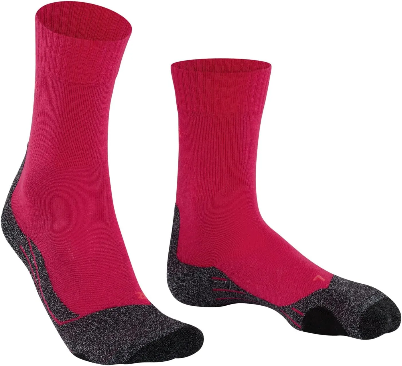 FALKE Women's TK2 Explore Hiking Socks, Crew, Quick Dry, Merino Wool, 1 Pair