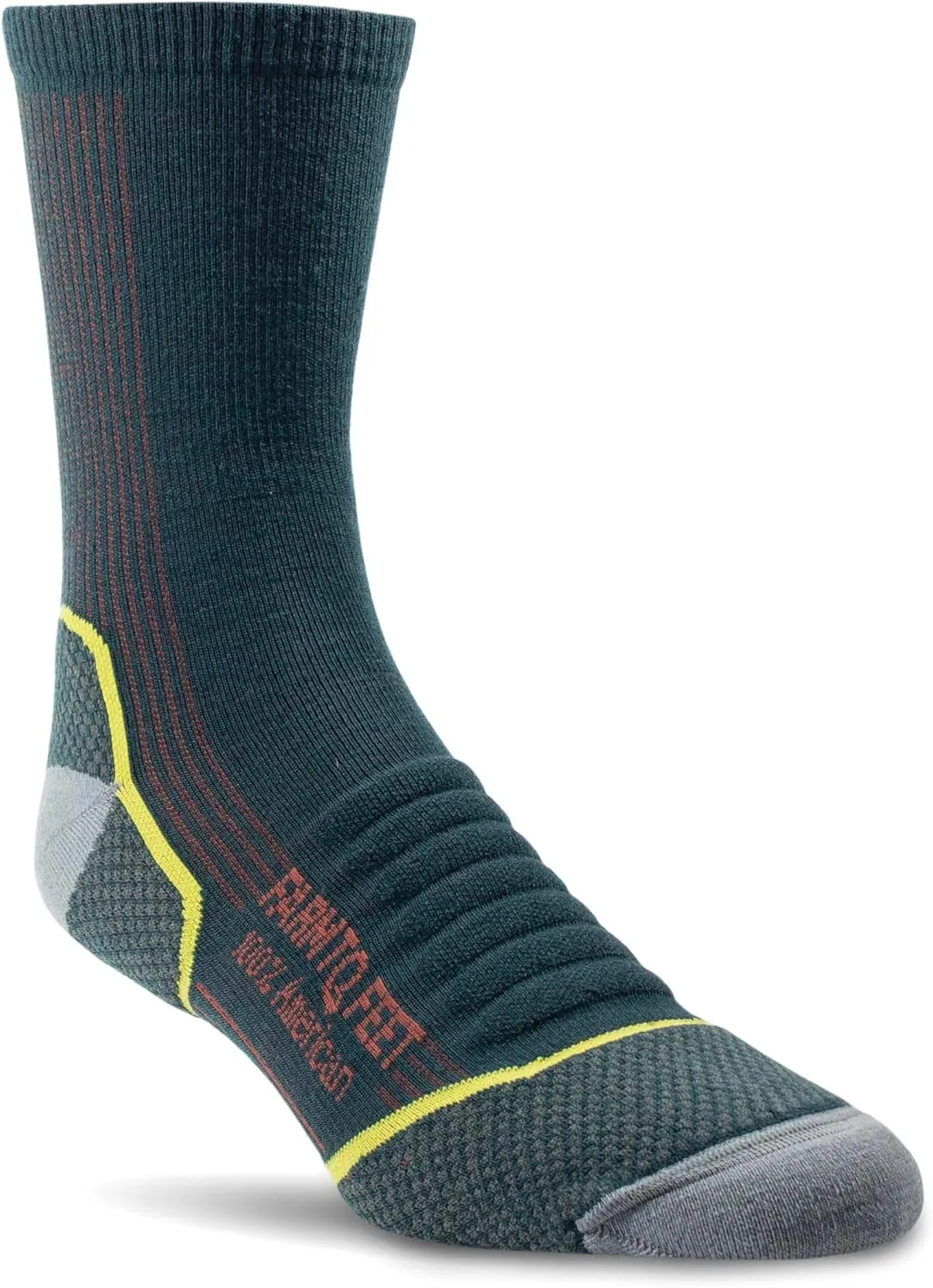 Farm to FEET Unisex Damascus MW 3/4 Crew Merino Wool Hiking Socks