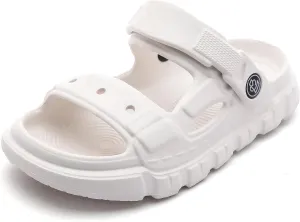 Femizee Kids 2-in-1 Sandals and Slides for Boys & Girls Lightweight Waterproof Slip-On Sandals Summer Water Shoes for Beach Pool Garden Play