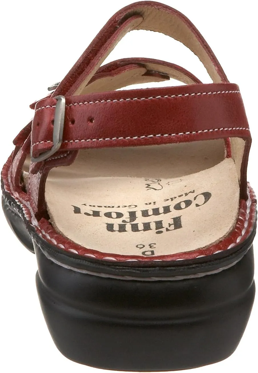 Finn Comfort Women's Gomera Ankle Strap, 34 EU X-Weit