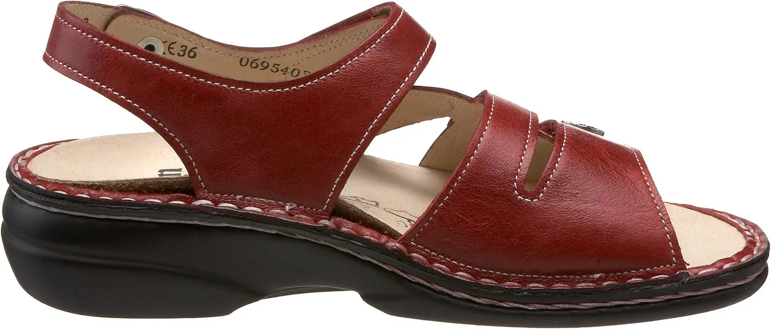 Finn Comfort Women's Gomera Ankle Strap, 34 EU X-Weit