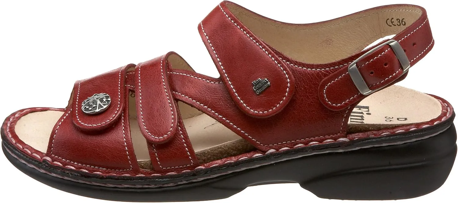 Finn Comfort Women's Gomera Ankle Strap, 34 EU X-Weit