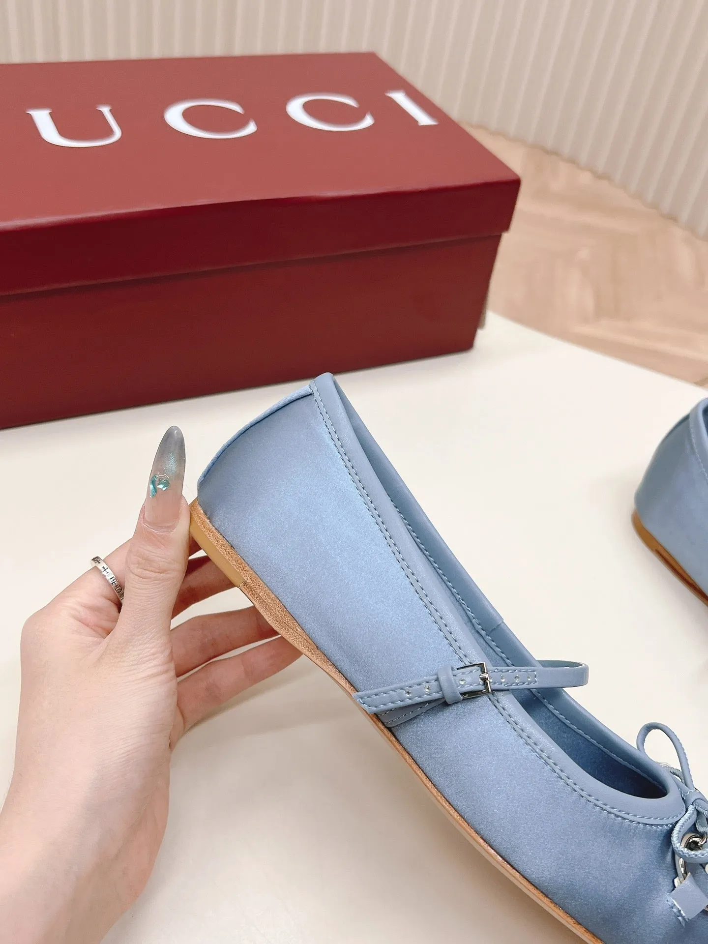 FLAT Customer-focused Modern GG SKY Gucci SILK BALLET
