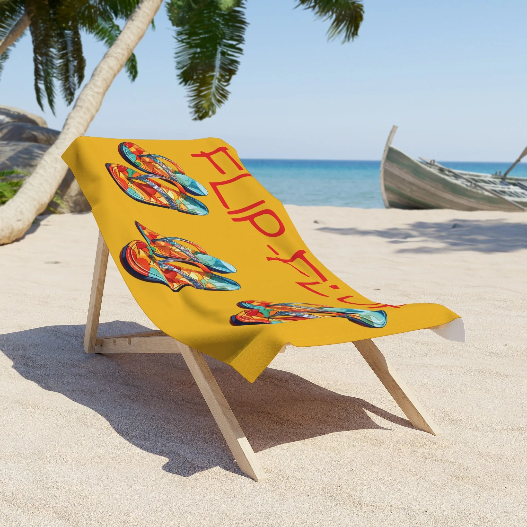 Flip Flop Beach Towel