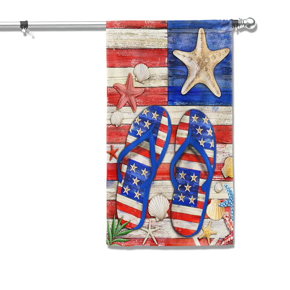 Flip Flop Summer Beach US Flag MLN1592F
