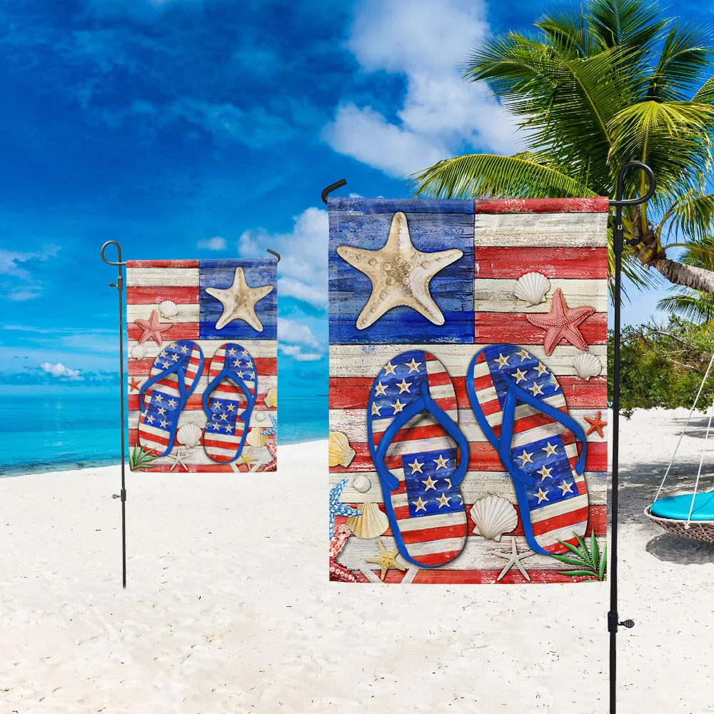 Flip Flop Summer Beach US Flag MLN1592F