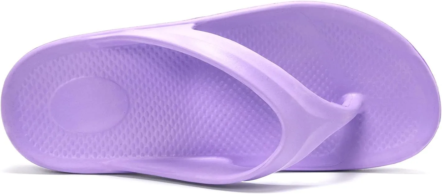 FUNKYMONKEY Women's Thong Flip Flop Ultra Soft Arch Support Sandals