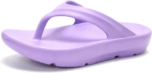 FUNKYMONKEY Women's Thong Flip Flop Ultra Soft Arch Support Sandals