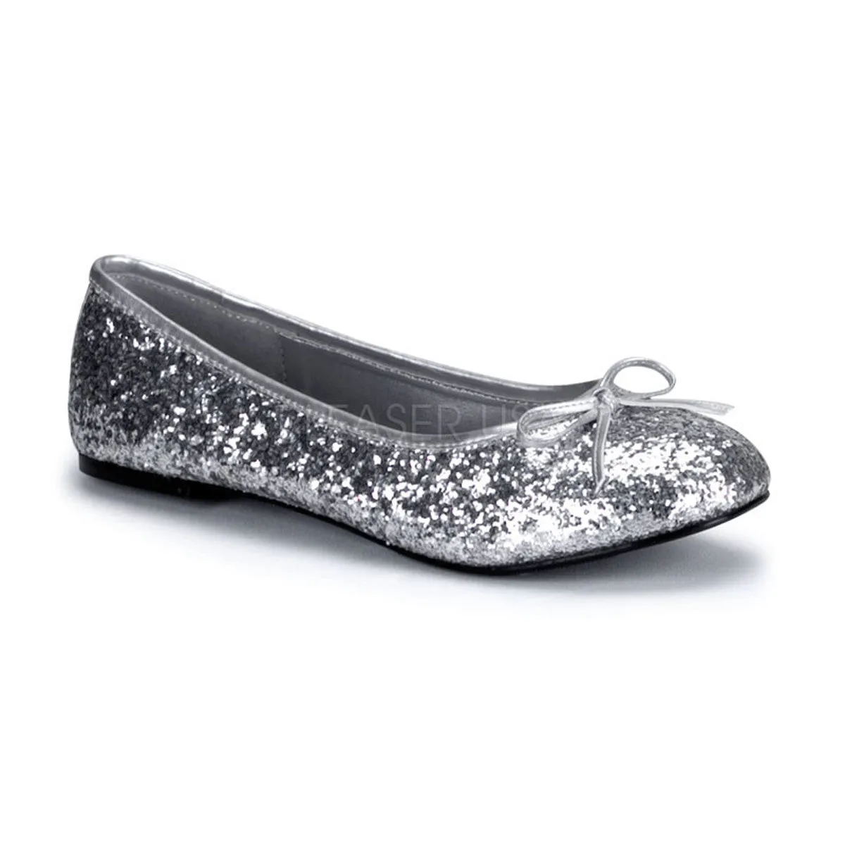 FUNTASMA STAR-16G Silver Glitter Ballet Flat