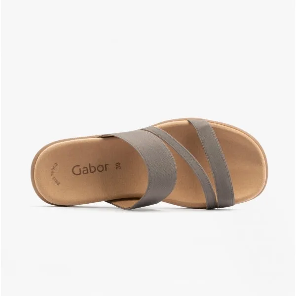 Gabor TOMCAT Womens Mule Sandals Smoke