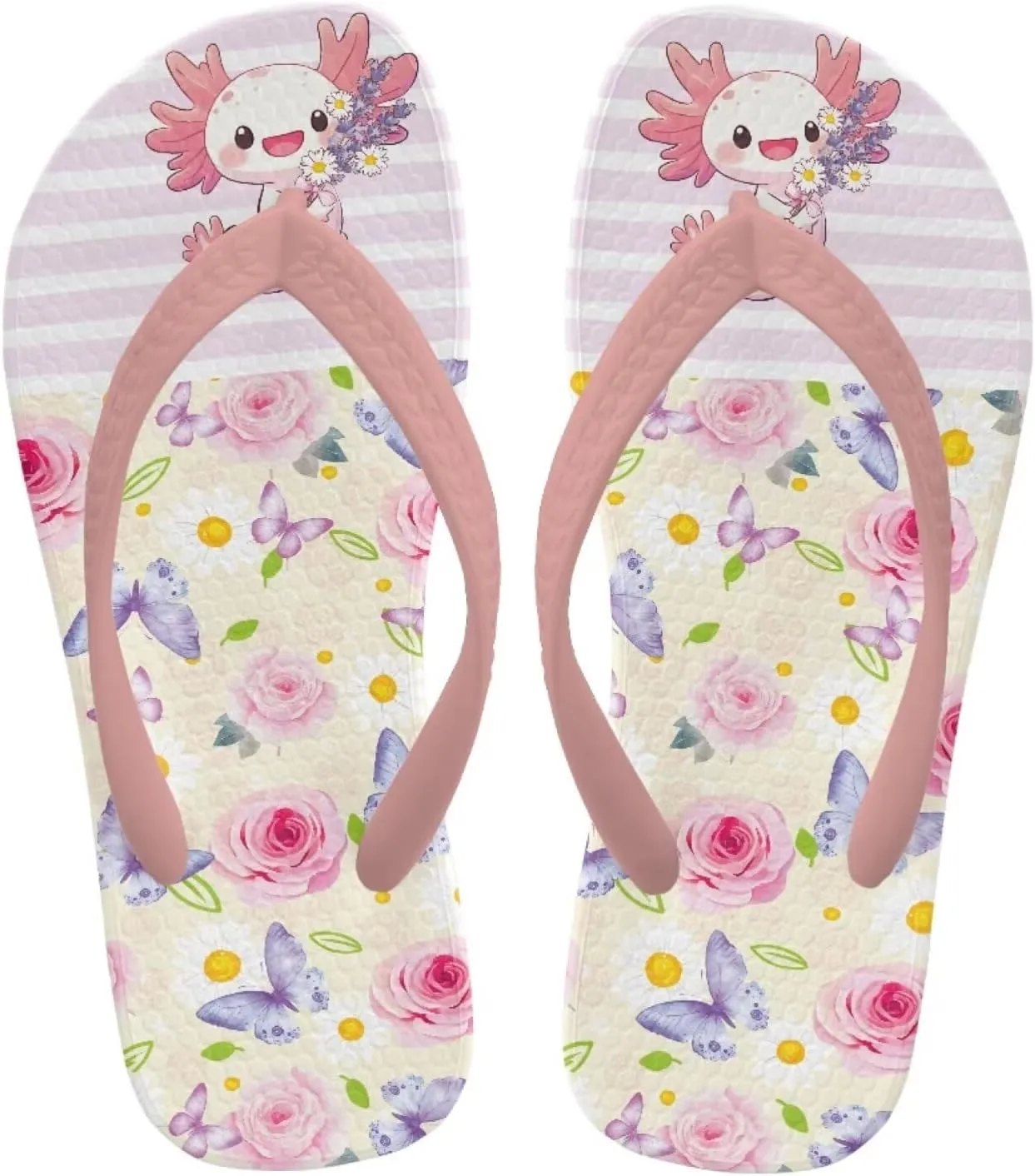 Girls Flip Flops Kids Sandals Summer Beach Flip Flops Indoor Outdoor Slippers Comfort Travel Shower Shoes